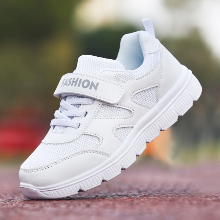 Children's Sneakers Breathable Casual Students' White Shoes