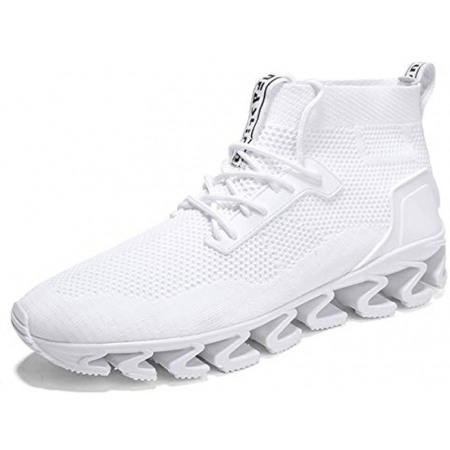 Men Sport Running Shoes Athletic Tennis Walking Sneakers White